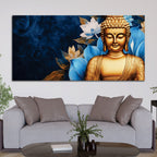Buddha Wall Painting for Pooja Room – Divine Decor