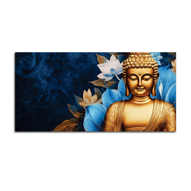 Buddha Wall Painting for Pooja Room – Divine Decor