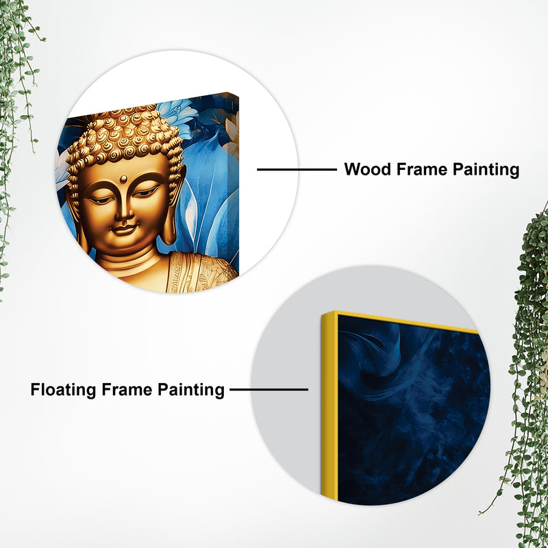 Buddha Wall Painting for Pooja Room – Divine Decor