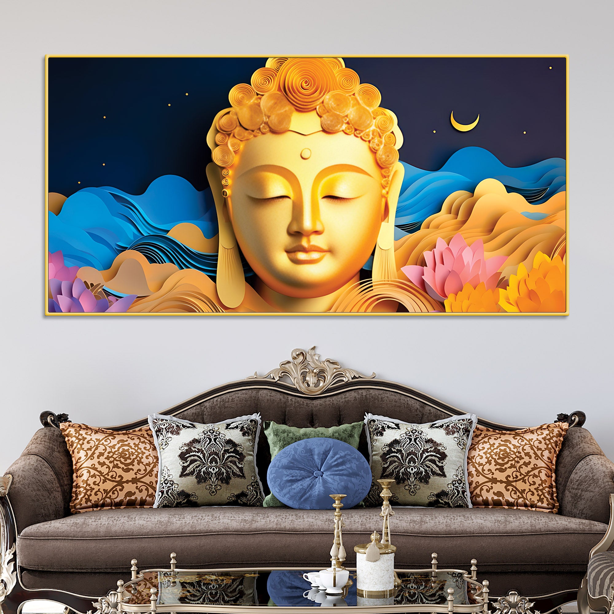 buddha-wall-painting-for-positive-energy-home-decor