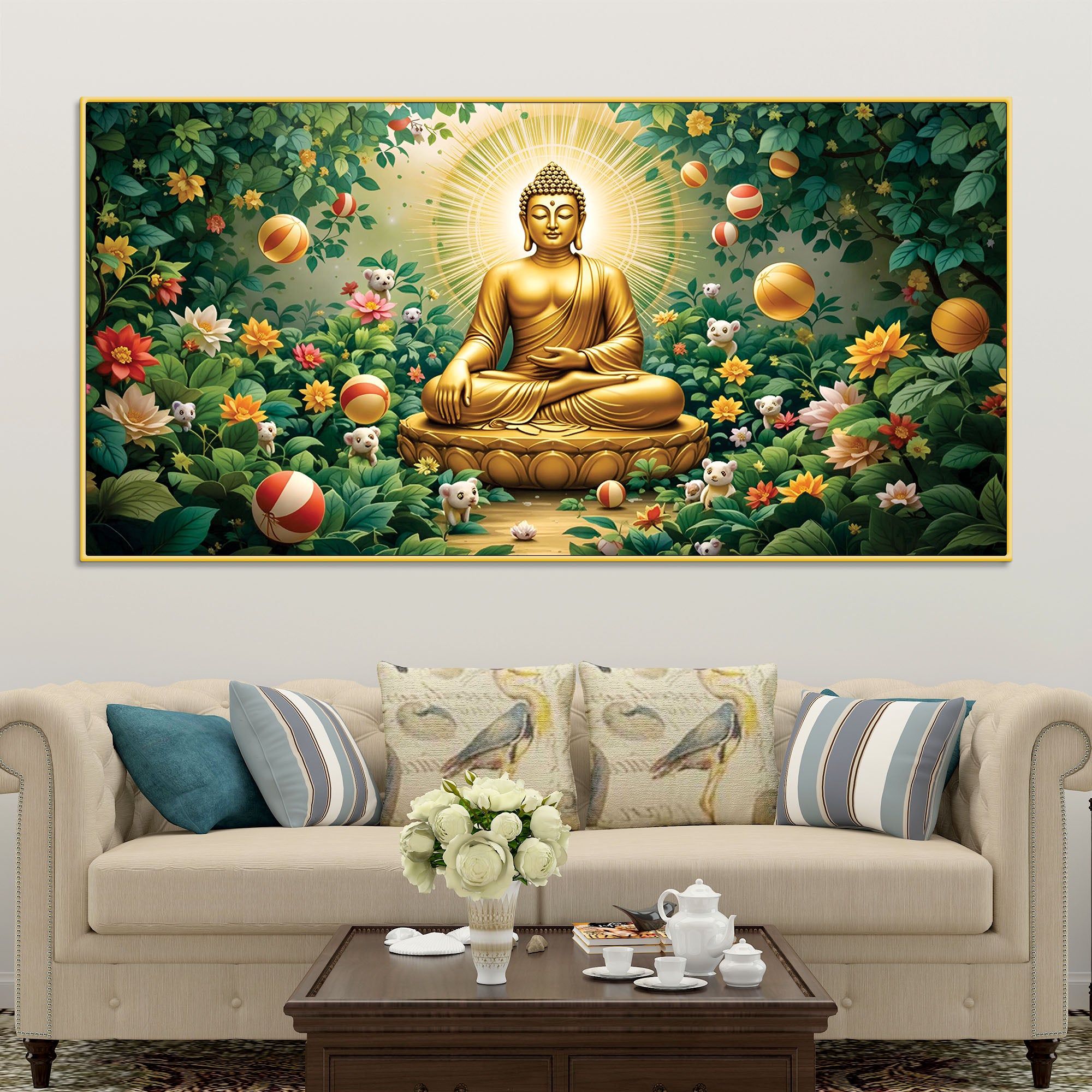  buddha-wall-painting-for-spiritual-interior-decor