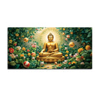 Buddha Wall Painting for Spiritual Interior Décor