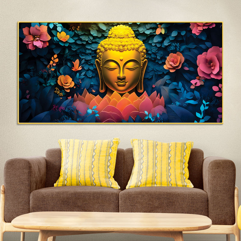 Buddha Wall Painting for Stylish Home Décor