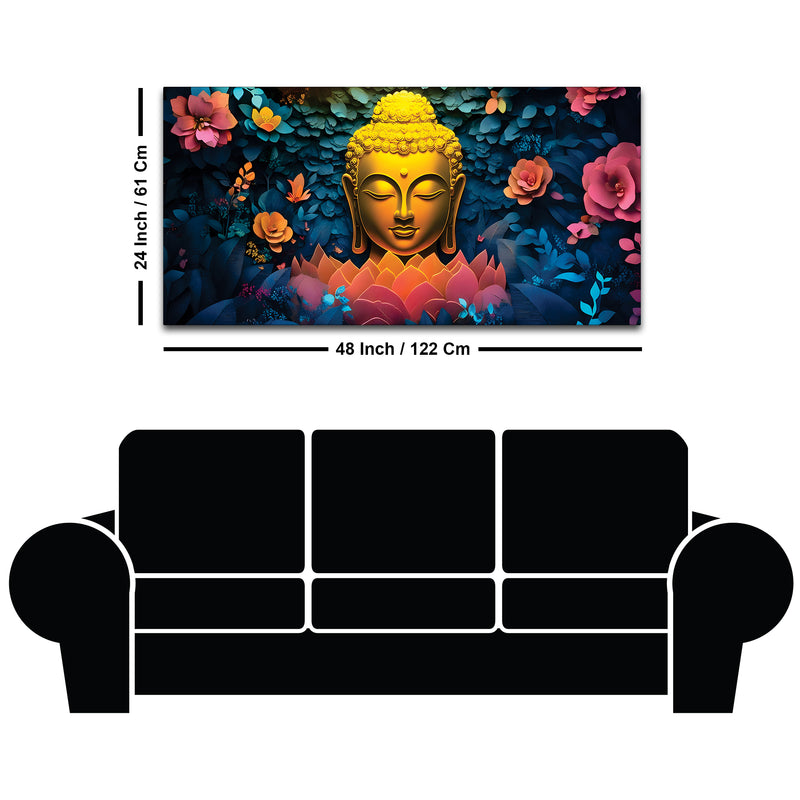 Buddha Wall Painting for Stylish Home Décor