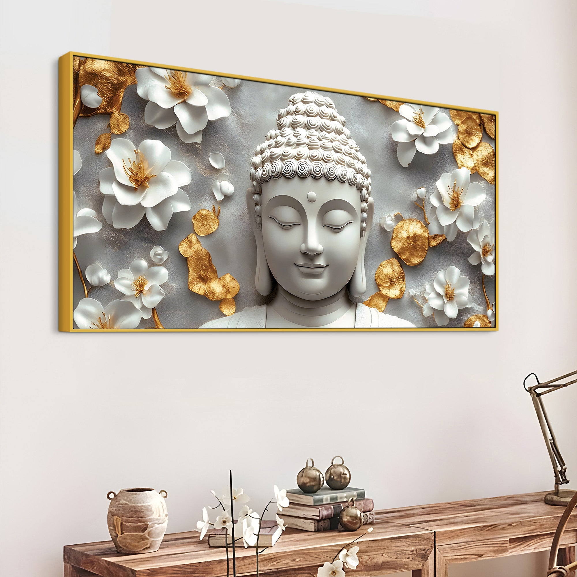 Buddha Zen Art Painting for Modern Decor