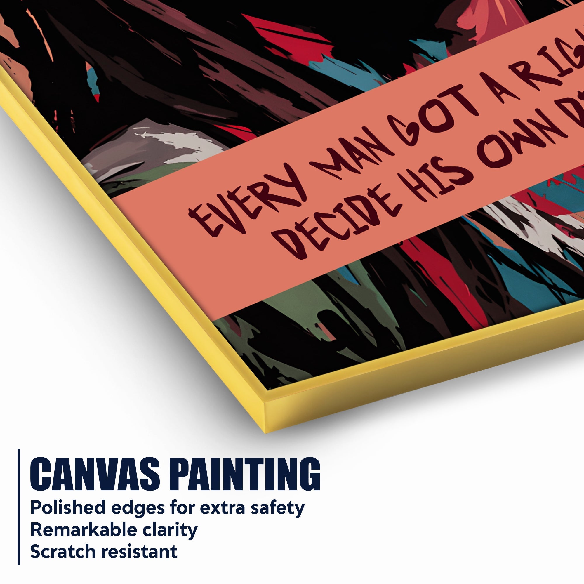 Build Your Own Destiny Cotton Canvas Wall Painting