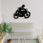 Cafe Racer Motorcycle Metal Wall Art for Wall Decor