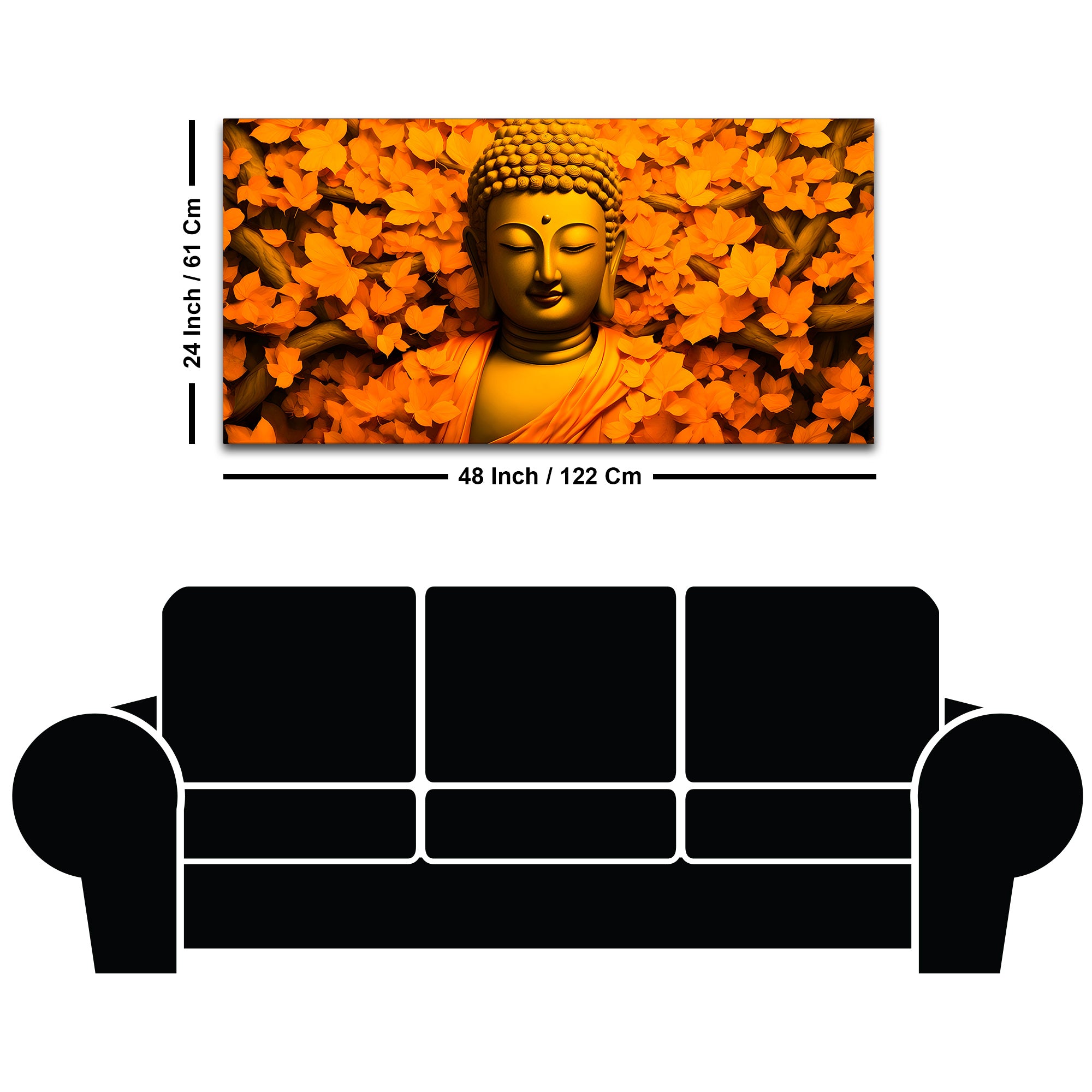 Calm Buddha Painting for Wall Décor