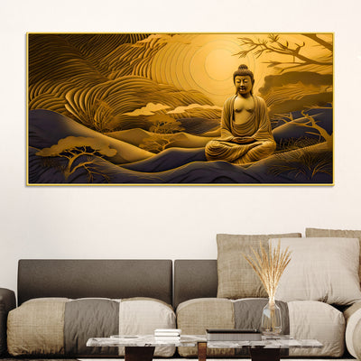 calm-buddha-wall-painting-for-spiritual-home-decor