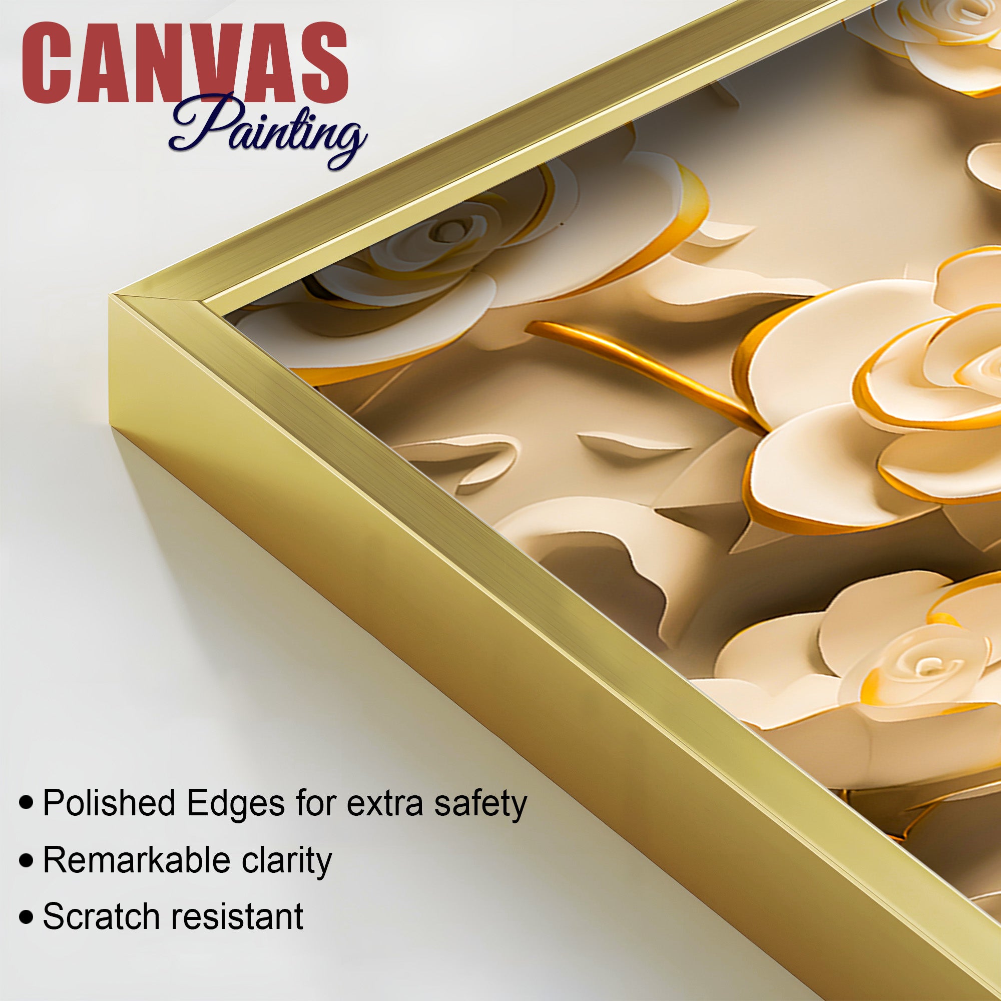 Calm & Positive Buddha Wall Painting for Spiritual Decor