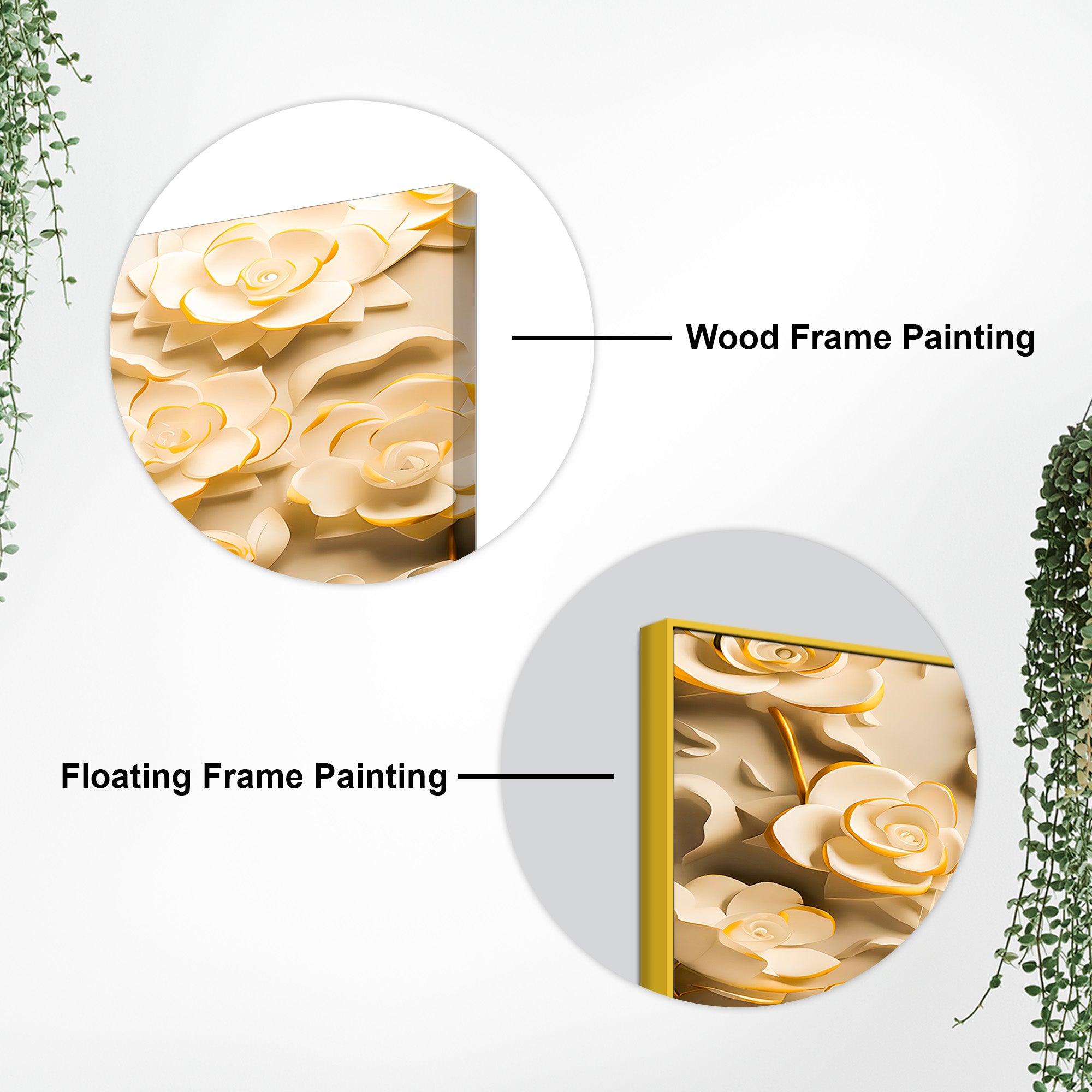 Calm & Positive Buddha Wall Painting for Spiritual Decor