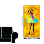 Canvas Wall Painting of Ballerina