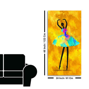 Canvas Wall Painting of Ballerina