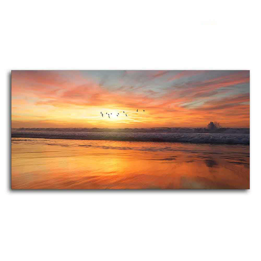 Canvas Wall Painting of Beautiful Sunset