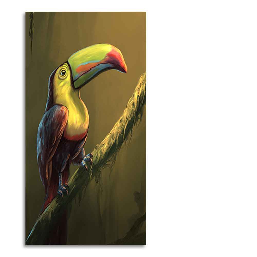 Canvas Wall Painting of Bird Toco Toucan