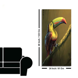 Canvas Wall Painting of Bird Toco Toucan