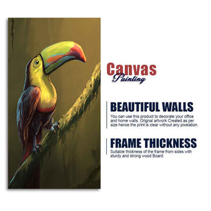 Canvas Wall Painting of Bird Toco Toucan