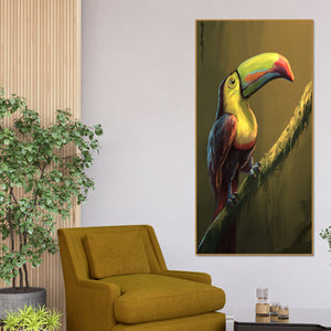 Canvas Wall Painting of Bird Toco Toucan