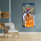 Canvas Wall Painting of Radhe Krishna