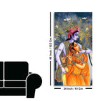Canvas Wall Painting of Radhe Krishna
