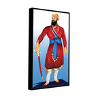 Canvas Wall Painting of Shri Guru Gobind Singh