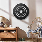 Captain America Shield Wall Metal Art Decor
