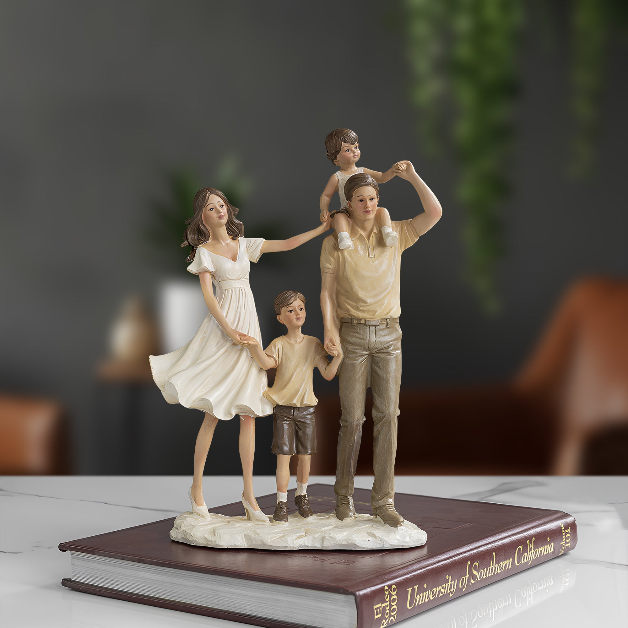Celebrate Togetherness with Our Elegant Family Resin Showpiece