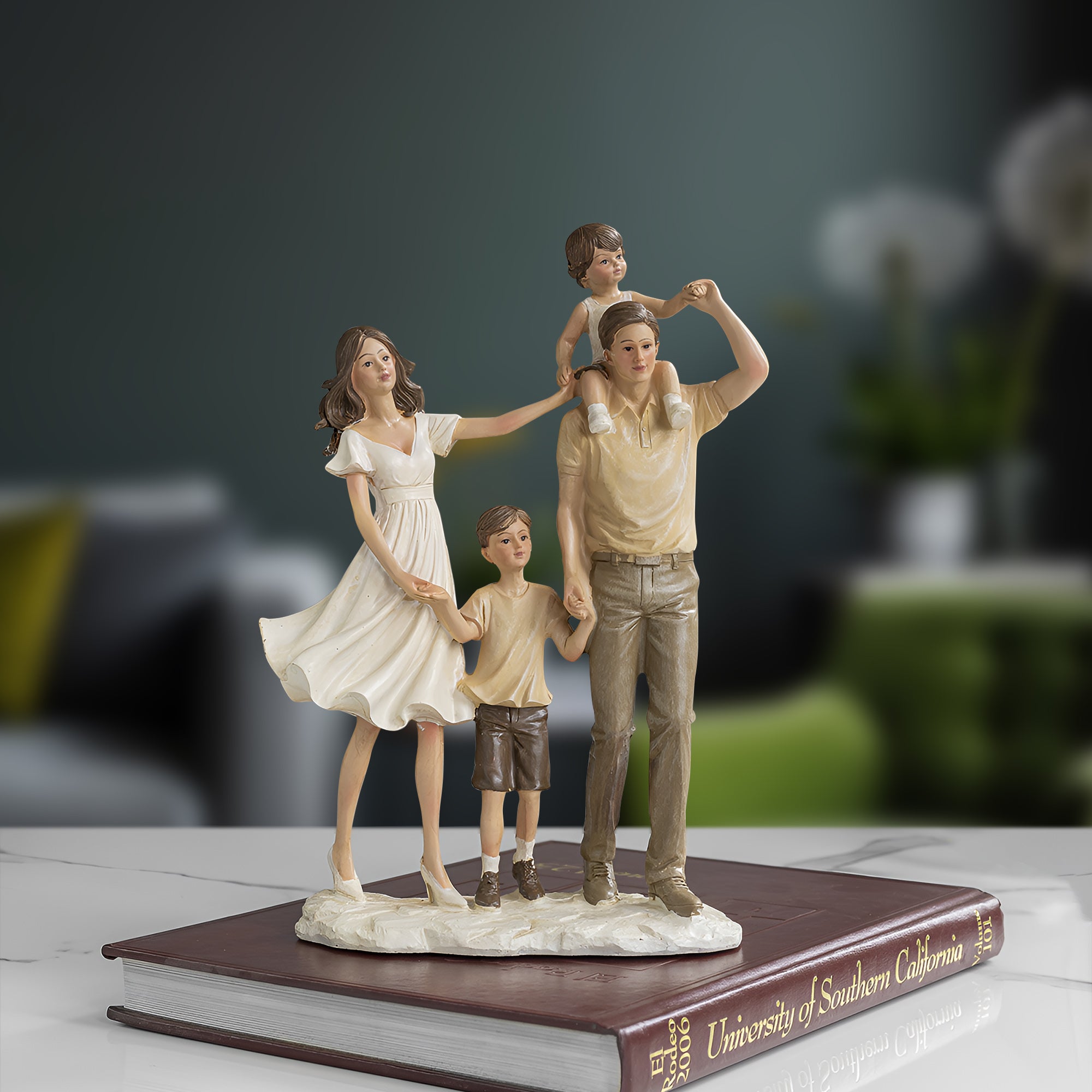 Celebrate Togetherness with Our Elegant Family Resin Showpiece