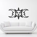 Celestial Art with Sun Moons Metal Art Wall Decor
