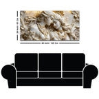 Celestial Enchanted Couple Eternal Bond Marble-Inspired 3D Canvas Wall Painting