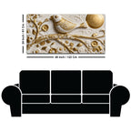 Celestial White Bird 3D Canvas Wall Painting