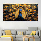 charming-golden-blue-peacock-canvas-wall-painting-for-home-office