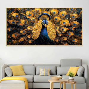 charming-golden-blue-peacock-canvas-wall-painting-for-home-office