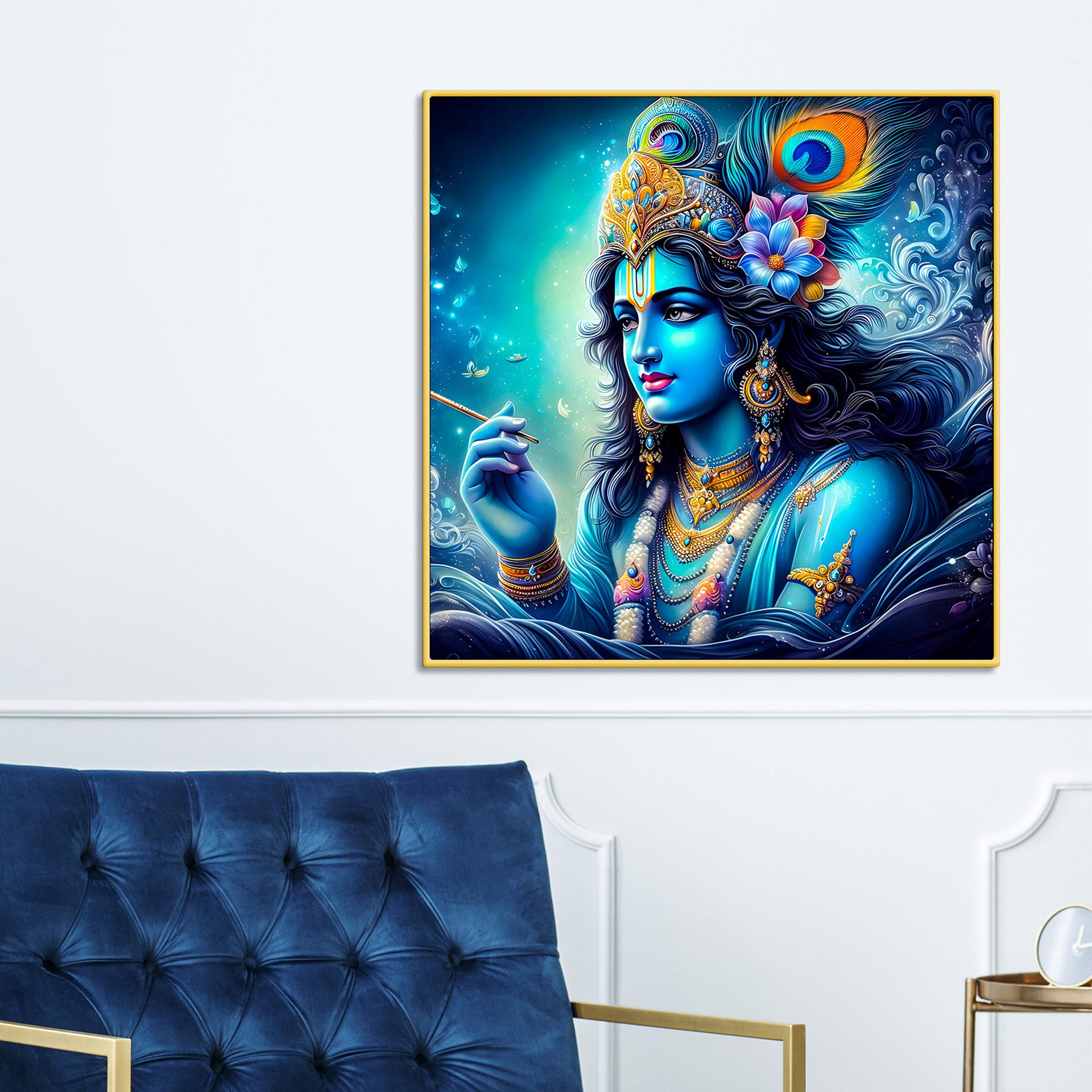  charming-lord-krishna-blue-portrait-canvas-wall-painting-for-home-office-modern-spiritual-wall-decor
