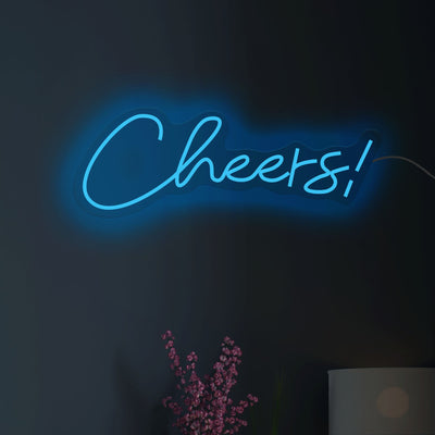 Cheers Text Neon Sign LED Light