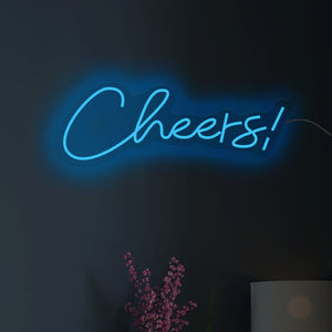 Cheers Text Neon Sign LED Light