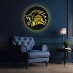 Chennai Super Kings CSK LED Wall Hanging Frame for Cricket Wall Decor