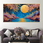 cherry-blossom-moon-abstract-canvas-painting-for-home-decor