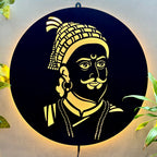 Chhatrapati Shivaji Maharaj LED Wall Frame for Wall Decor
