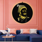 Chhatrapati Shivaji Maharaj LED Wall Frame for Wall Decor