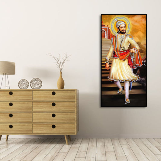 Chhatrapati Shivaji Maharaj Premium Canvas Wall Painting