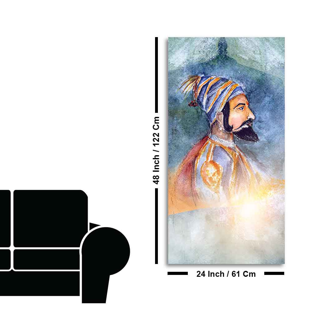 Chhatrapati Shivaji Maharaj Premium Wall Painting