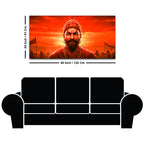 Chhatrapati Shivaji Maharaj Royal Warrior Wall Painting for Home Decor