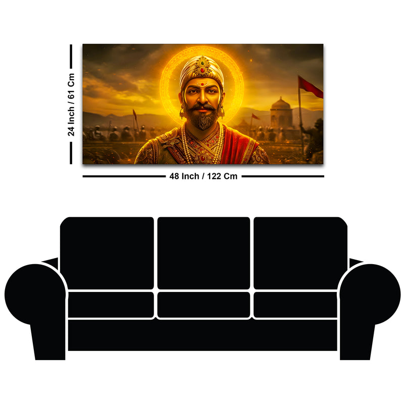 Chhatrapati Shivaji Maharaj  Wall Paining for Home & Office