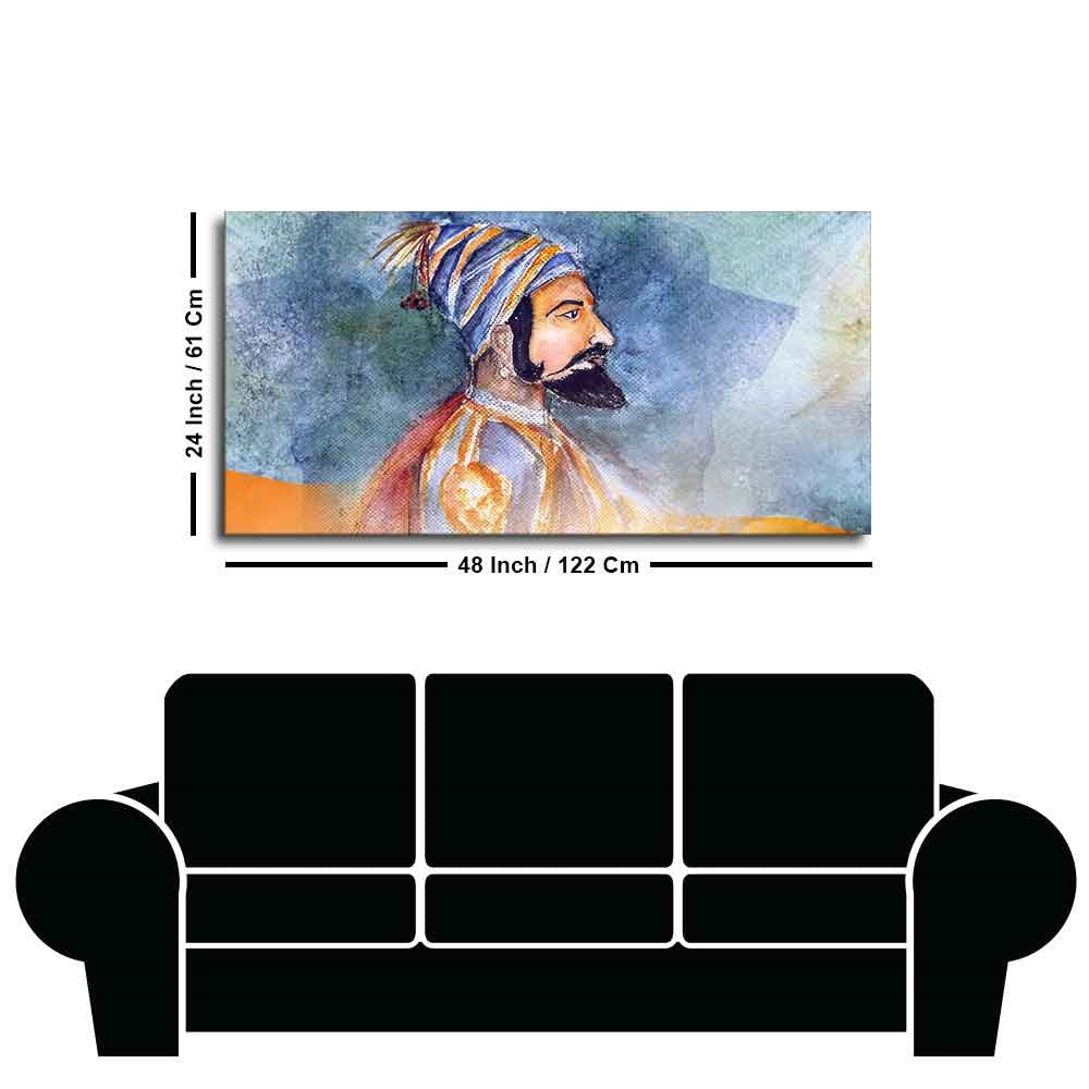 Chhatrapati Shivaji Maharaj Wall Painting