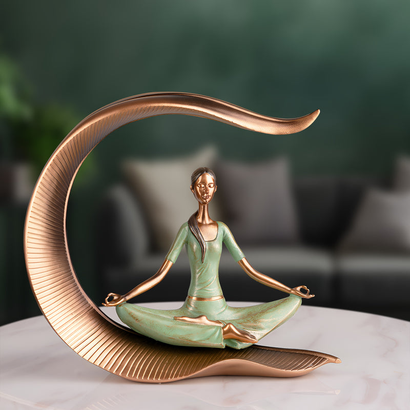 Chiang Mai Yogi Table Decoration Showpiece