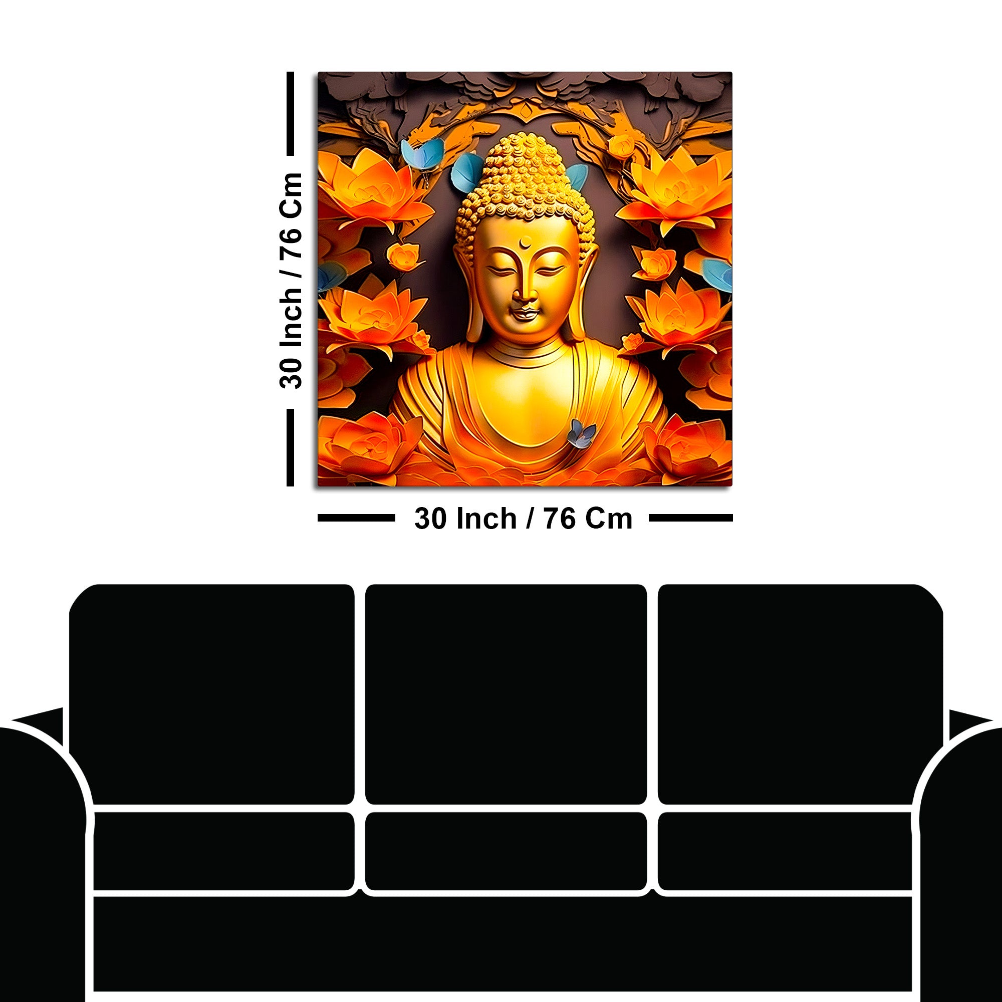 Classic Buddha Canvas Art for Premium Home Décor