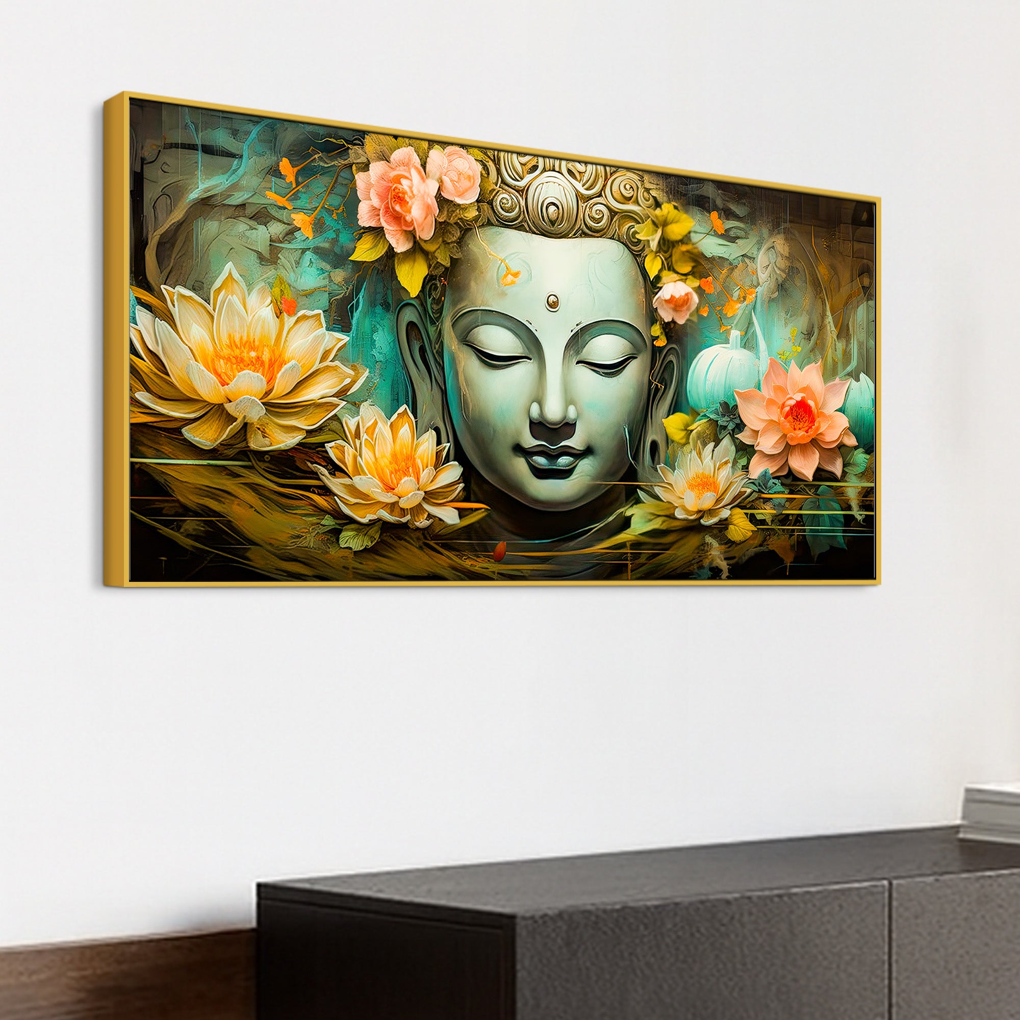 Classic Buddha Painting for Home Wall Décor