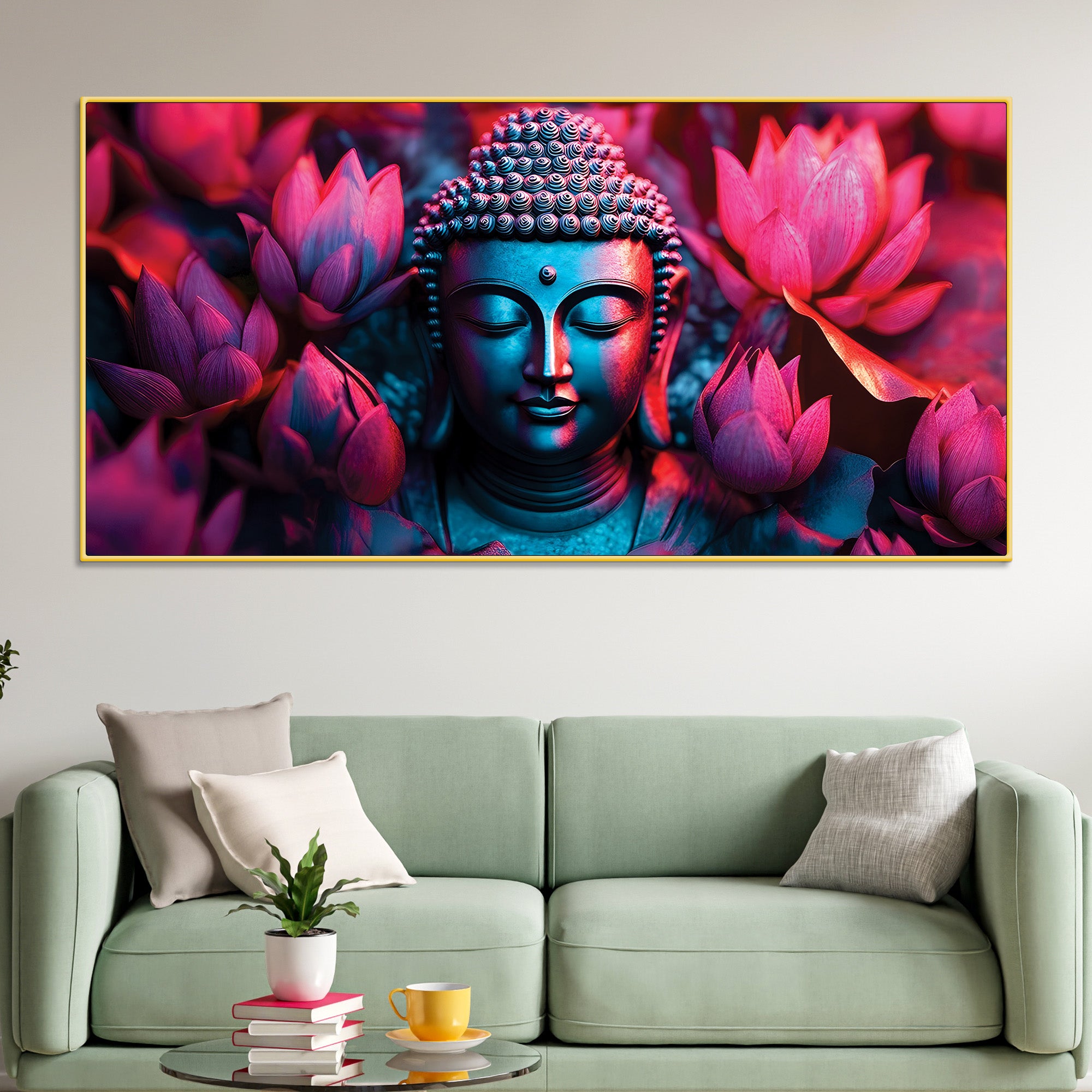 Classic Buddha Painting for Spiritual Decor