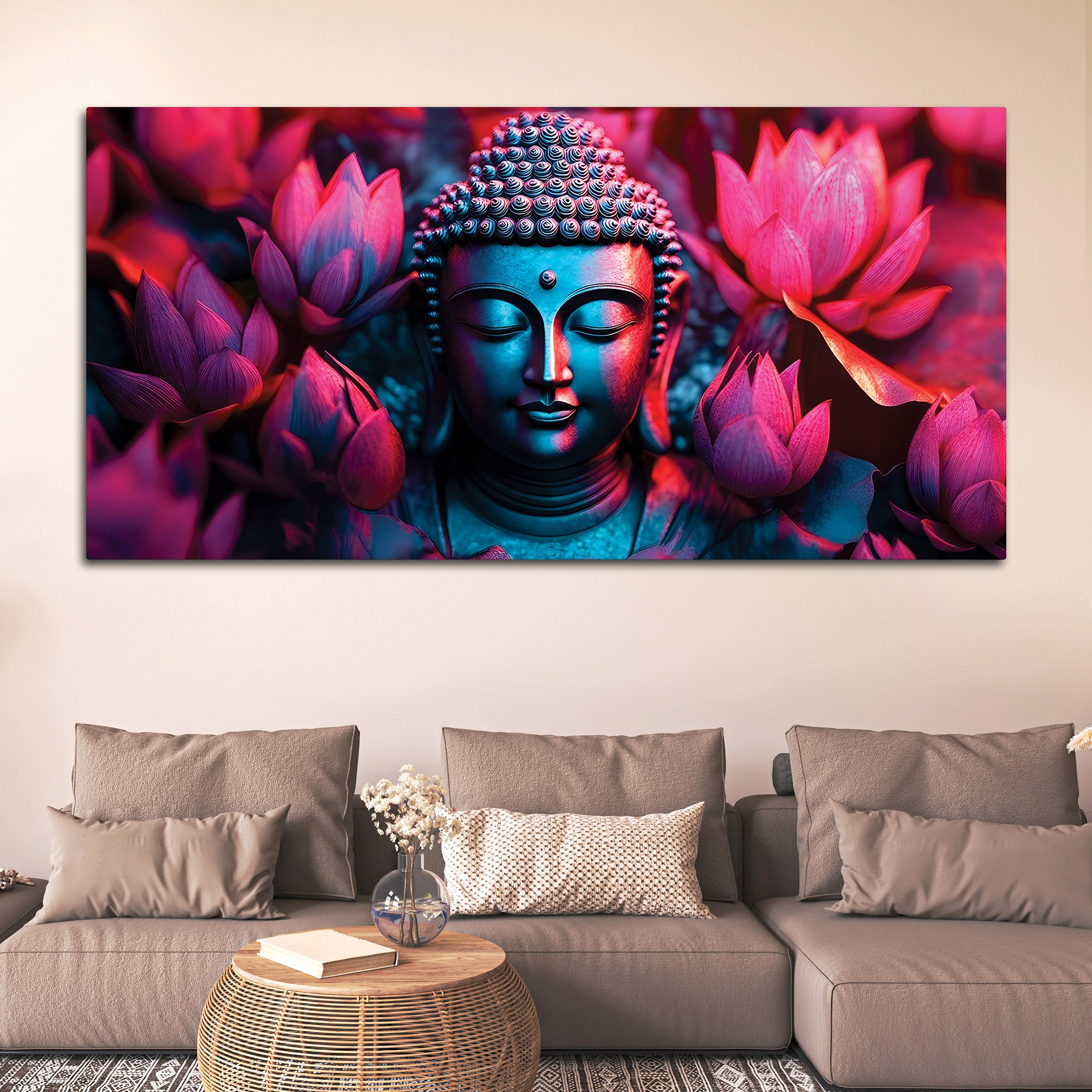 Classic Buddha Painting for Spiritual Decor